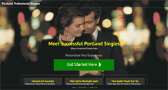 Desktop Screenshot of portlandprofessionalsingles.com